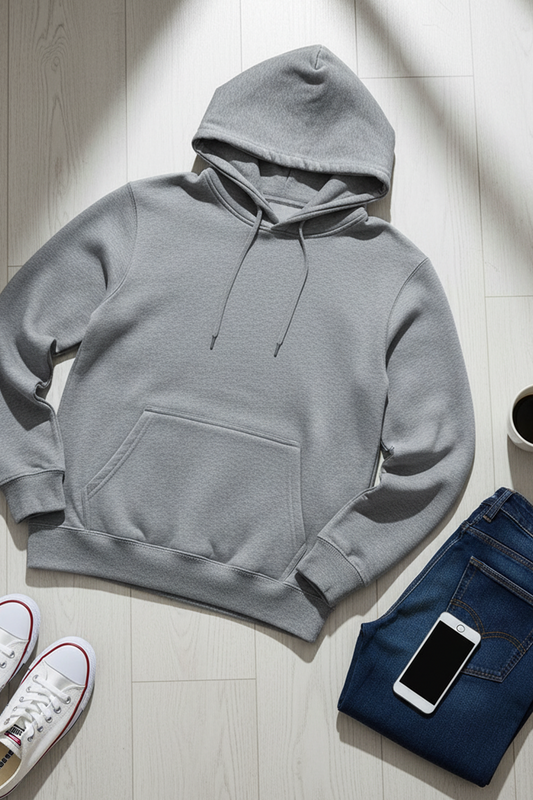 Felpa con Cappuccio | Lorenzo – Grigio