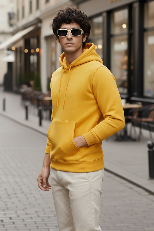 Felpa con Cappuccio | Giulia – Giallo