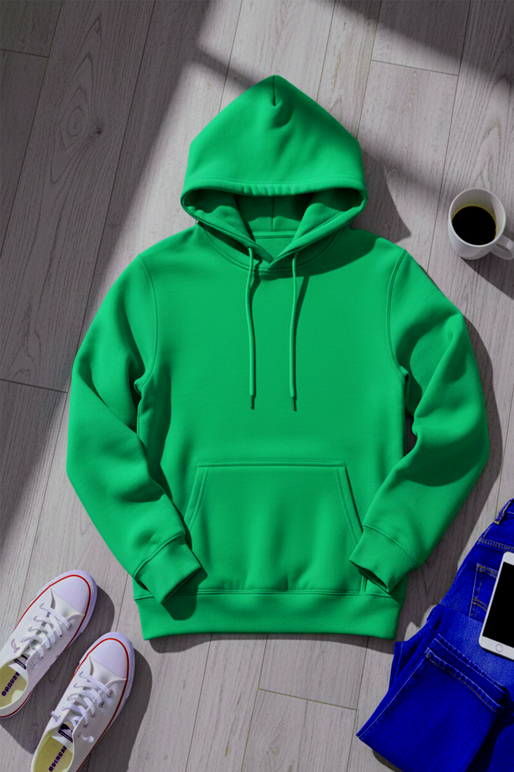 Felpa con Cappuccio | Davide – Verde