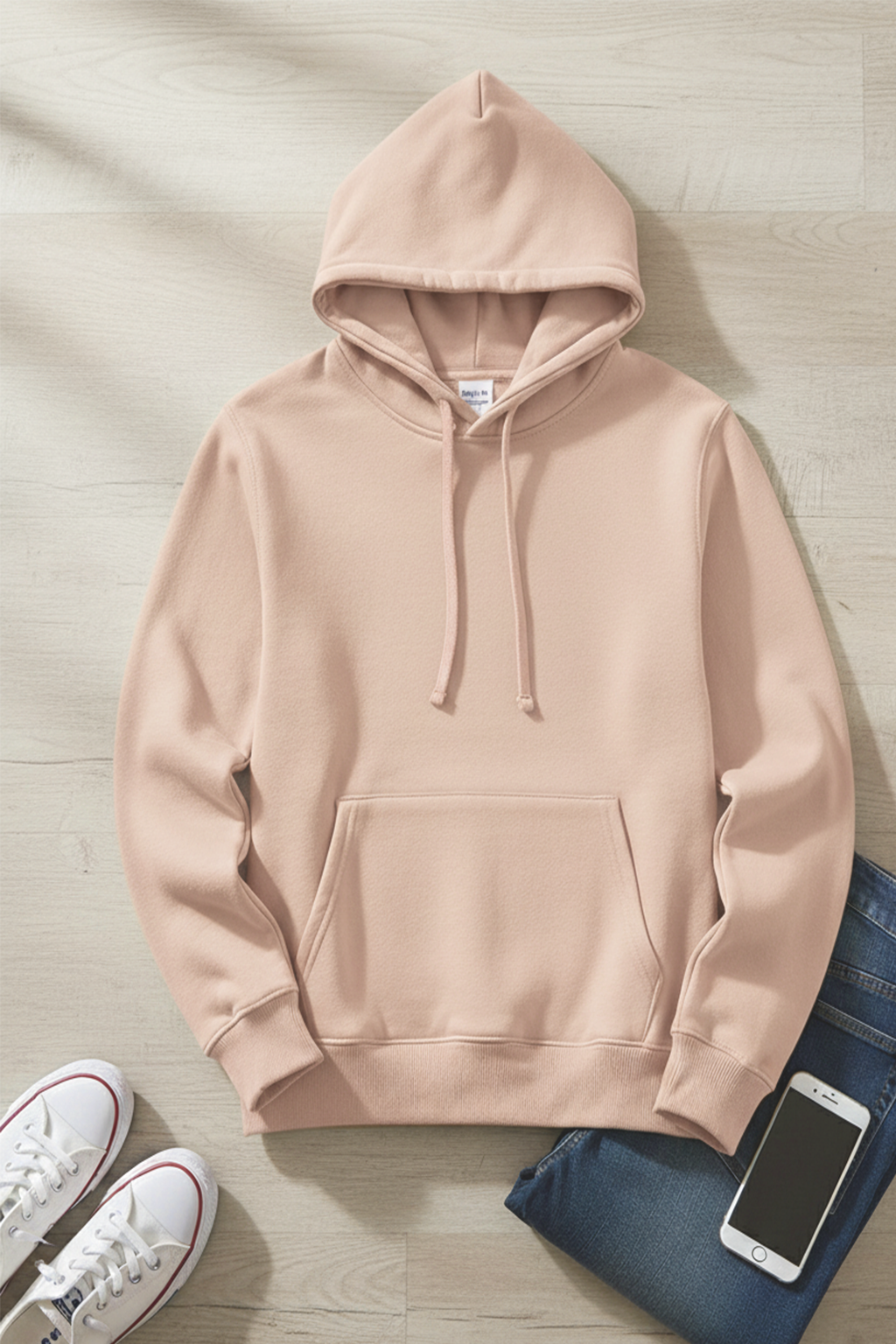 Felpa con Cappuccio | Sofia – Rosa Cipria