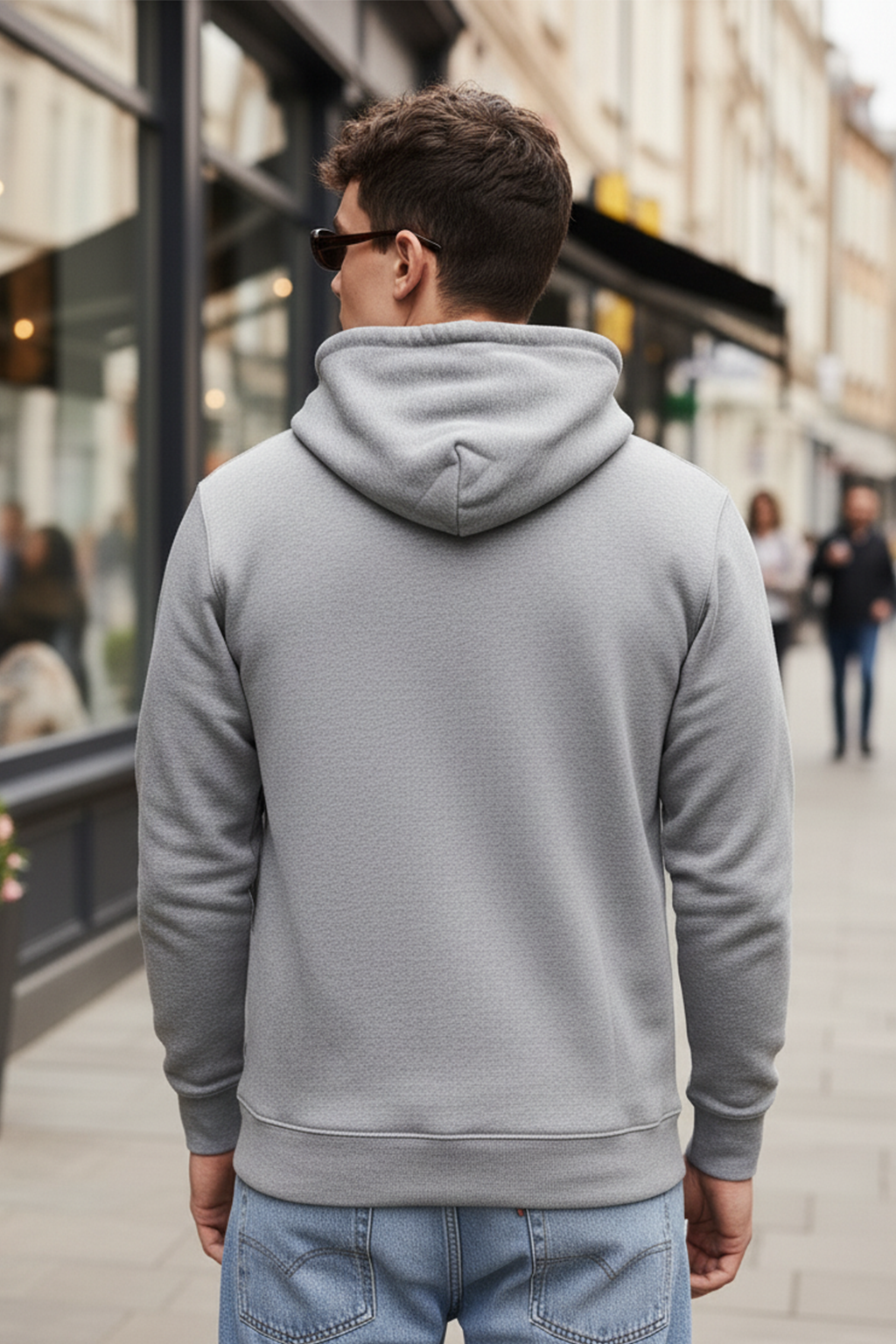 Felpa con Cappuccio | Lorenzo – Grigio